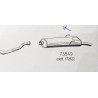 Silenciador trasero Peugeot 405